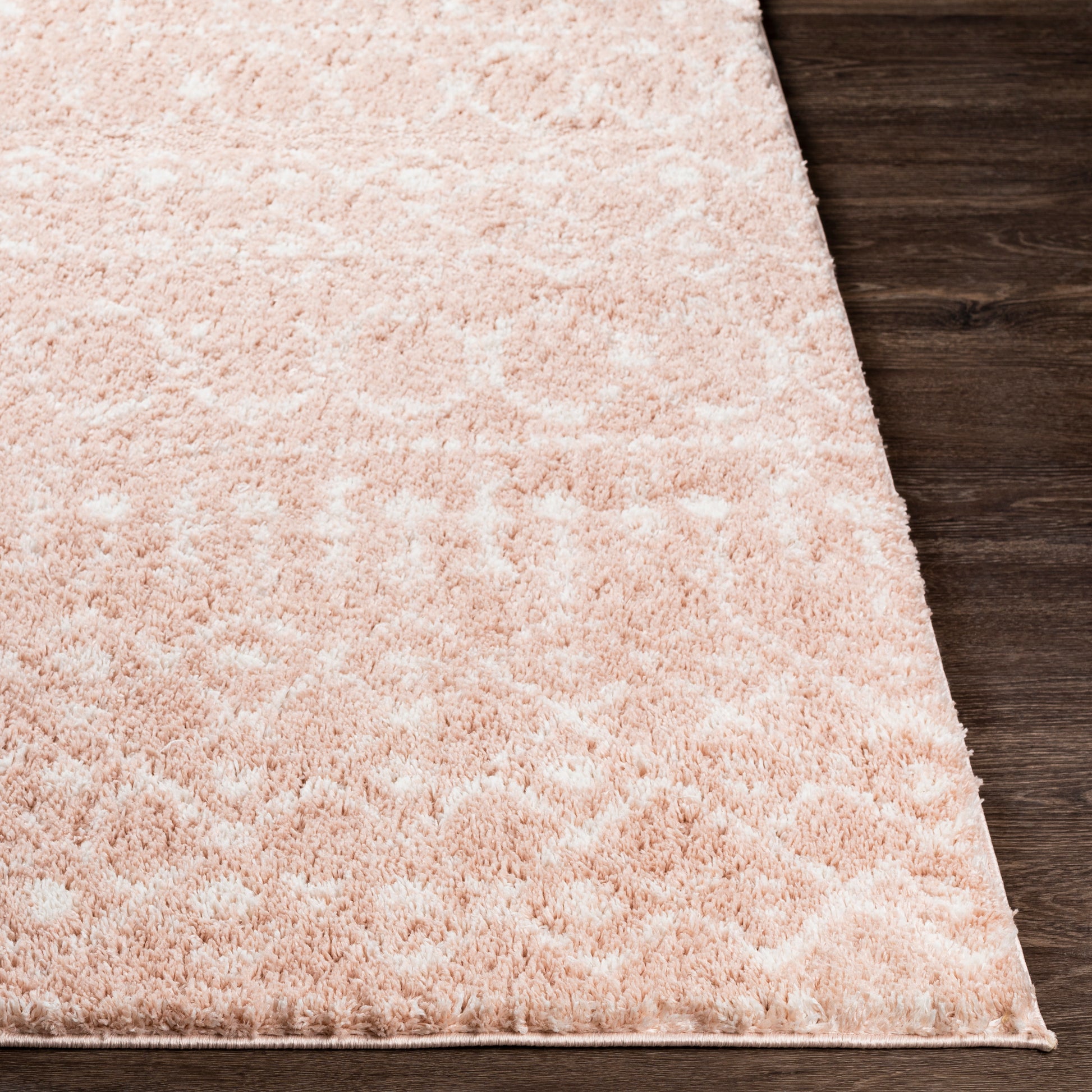 Surya Aliyah Shag Alh-2300 Blush, Cream Area Rug