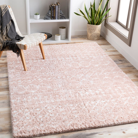 Surya Aliyah Shag Alh-2300 Blush, Cream Rugs.