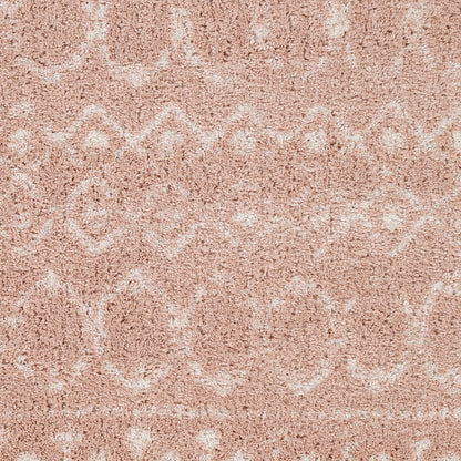 Surya Aliyah Shag Alh-2300 Blush, Cream Area Rug