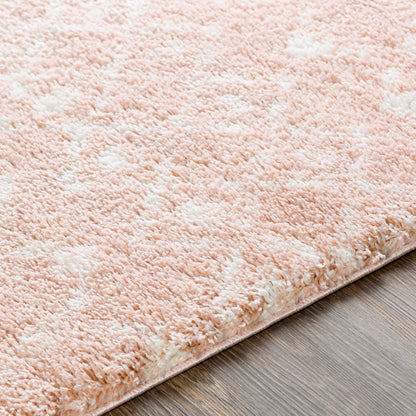 Surya Aliyah Shag Alh-2300 Blush, Cream Area Rug