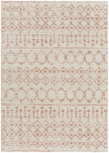 Surya Aliyah Shag Alh-2301 Cream, Pale Pink Rugs.