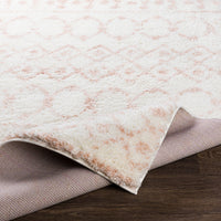 Surya Aliyah Shag Alh-2301 Cream, Pale Pink Area Rug