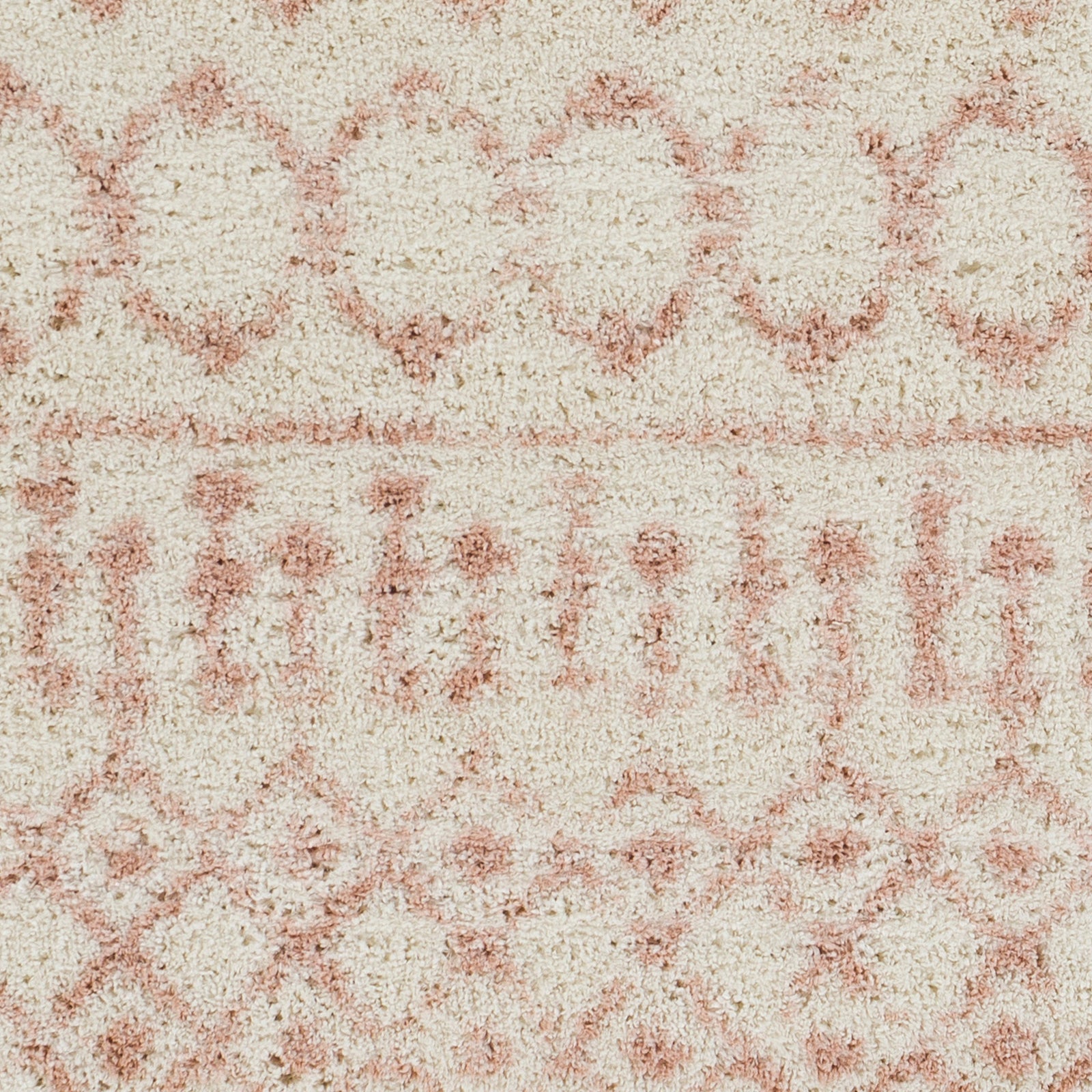 Surya Aliyah Shag Alh-2301 Cream, Pale Pink Area Rug