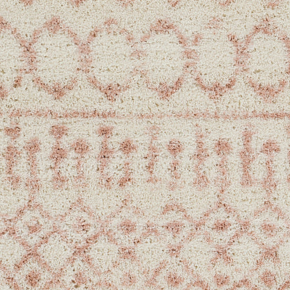 Surya Aliyah Shag Alh-2301 Cream, Pale Pink Area Rug