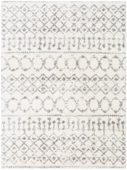 Surya Aliyah Shag Alh-2302 Cream, Medium Gray Area Rug