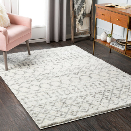 Surya Aliyah Shag Alh-2302 Cream, Medium Gray Rugs.