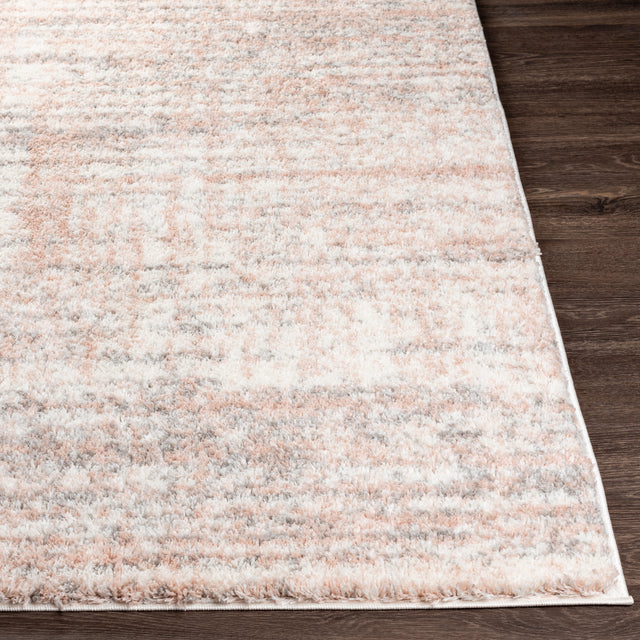 Surya Aliyah Shag Alh-2305 Cream, Medium Gray, Pale Pink, Light Gray Rugs.