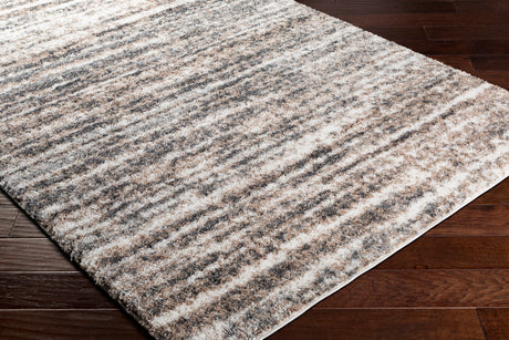 Surya Aliyah Shag Alh-2307 Charcoal, Cream, Light Gray, Medium Gray Rugs.