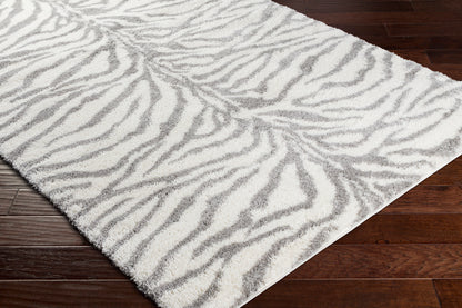 Surya Aliyah Shag Alh-2308 Cream, Medium Gray Area Rug