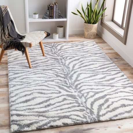 Surya Aliyah Shag Alh-2308 Cream, Medium Gray Rugs.