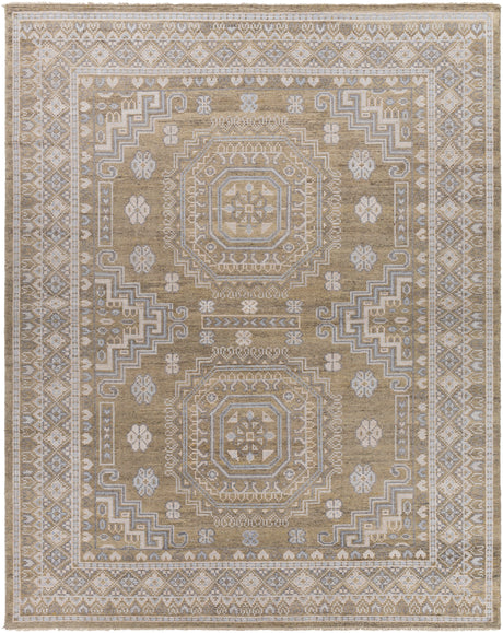 Surya Almeria Alm-2301 Wheat, Medium Gray, Pale Blue, Beige Rugs.