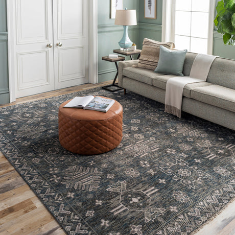 Surya Almeria Alm-2303 Sage, Dark Green, Medium Gray, Charcoal Rugs.