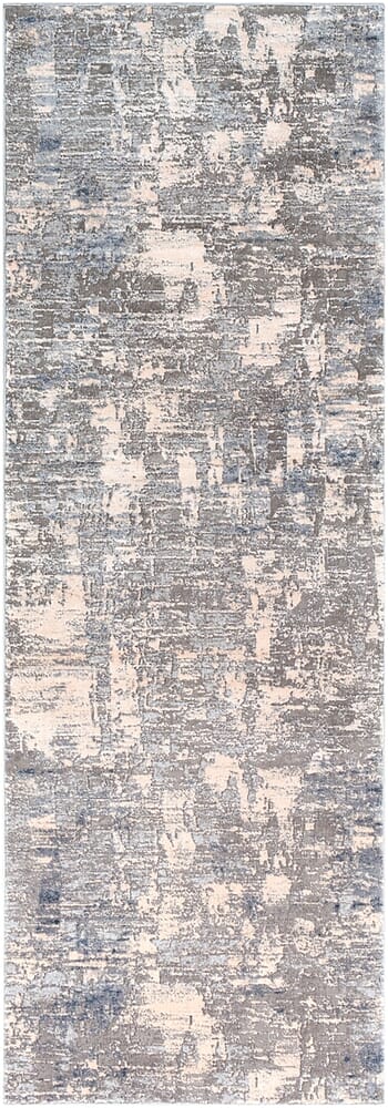 Surya Alpine Alp-2301 Medium Gray, Charcoal, Ivory Organic / Abstract Area Rug