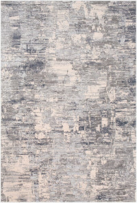 Surya Alpine Alp-2301 Medium Gray, Charcoal, Ivory Organic / Abstract Area Rug