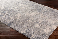 Surya Alpine Alp-2301 Medium Gray, Charcoal, Ivory Organic / Abstract Area Rug