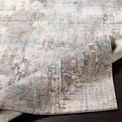 Surya Alpine Alp-2304 Light Gray, Ivory, Camel Organic / Abstract Area Rug