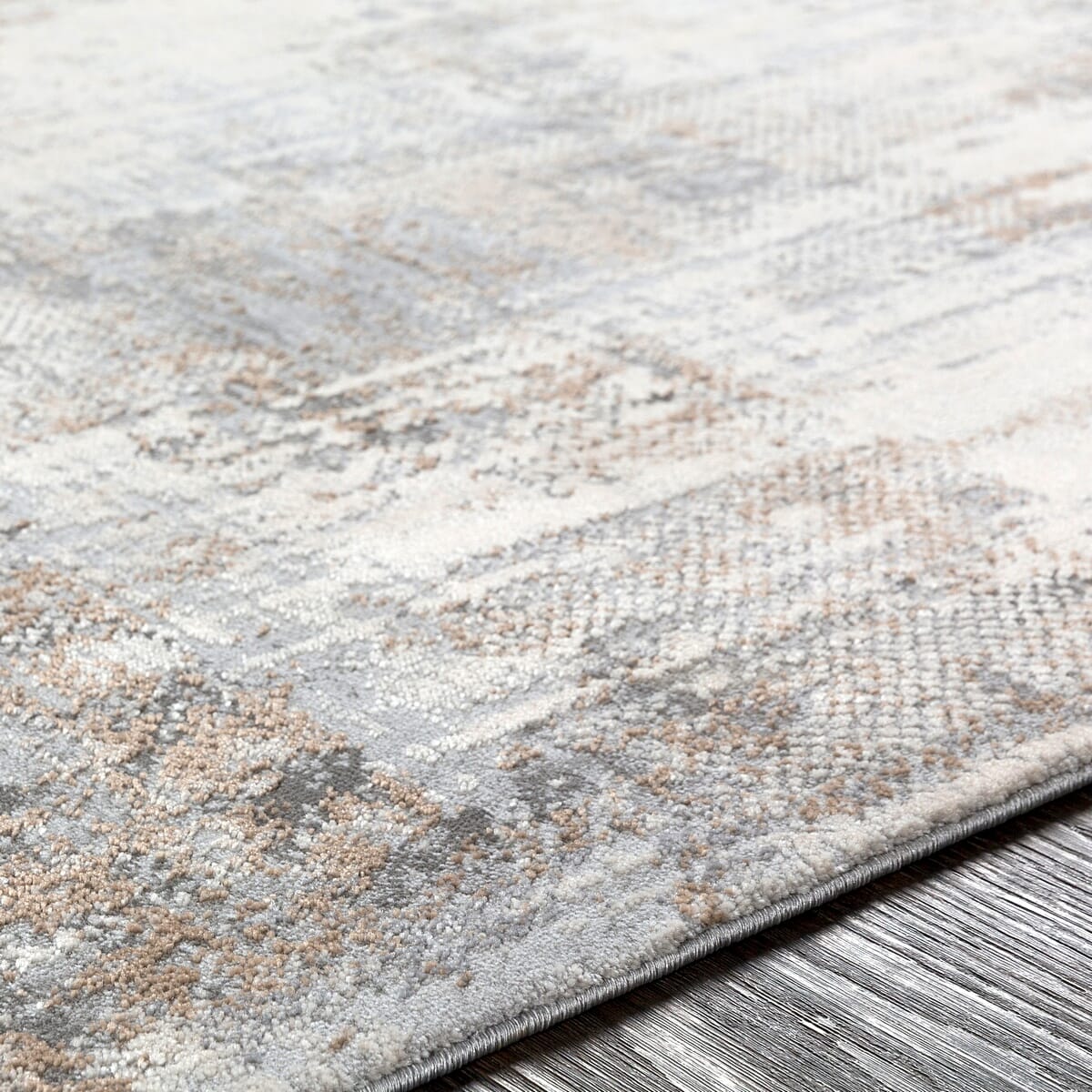 Surya Alpine Alp-2304 Light Gray, Ivory, Camel Rugs.