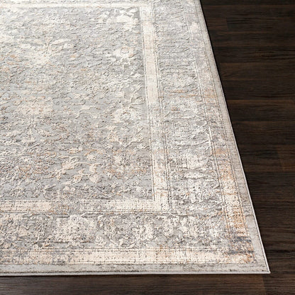 Surya Alpine Alp-2307 Light Gray, Ivory, Camel Vintage / Distressed Area Rug