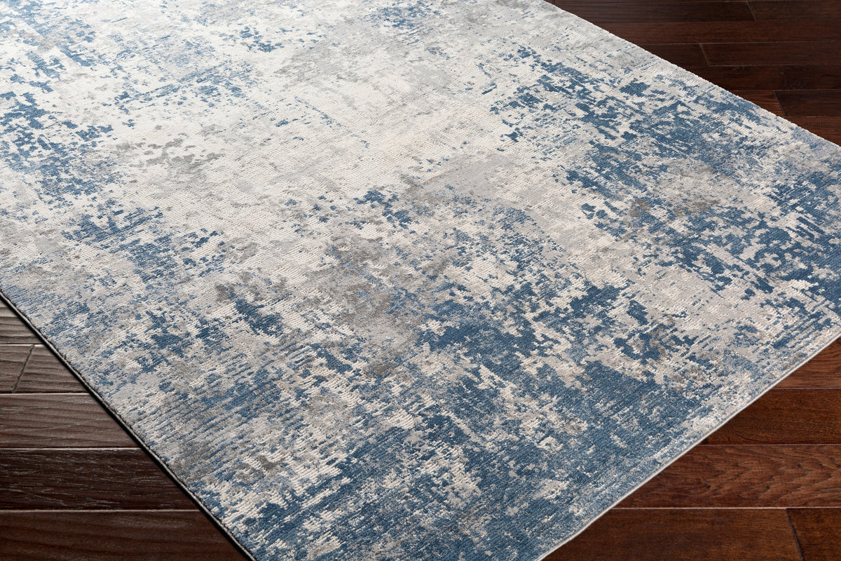 Surya Alpine Alp-2310 Denim, Medium Gray, Charcoal, White Rugs.
