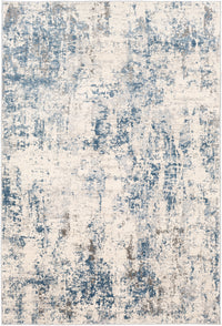 Surya Alpine Alp-2311 Denim, Charcoal, Medium Gray, White Area Rug