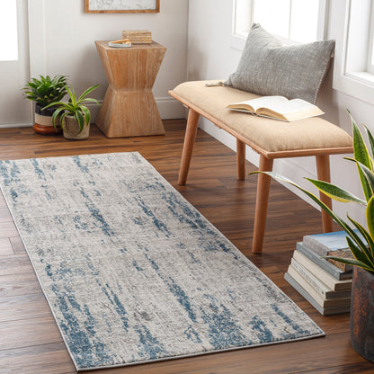 Surya Alpine Alp-2317 Blue, Off-White Area Rug