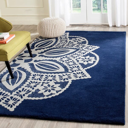 Safavieh Allure Alr122A Navy / Ivory Area Rug