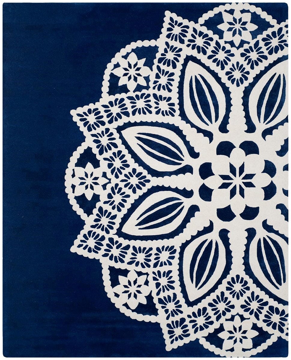 Safavieh Allure Alr122A Navy / Ivory Area Rug