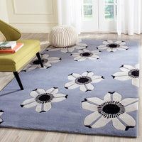 Safavieh Allure Alr123A Blue Floral / Country Area Rug