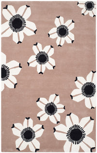 Safavieh Allure Alr123B Brown Floral / Country Area Rug