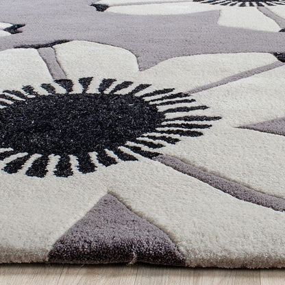 Safavieh Allure Alr123C Grey Floral / Country Area Rug