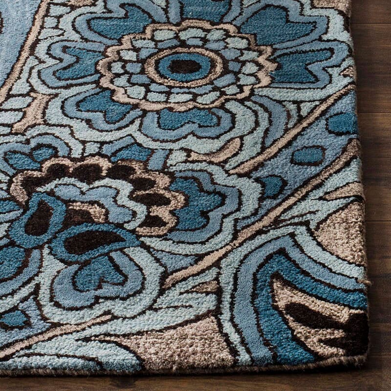 Safavieh Allure Alr310B Grey / Blue Area Rug