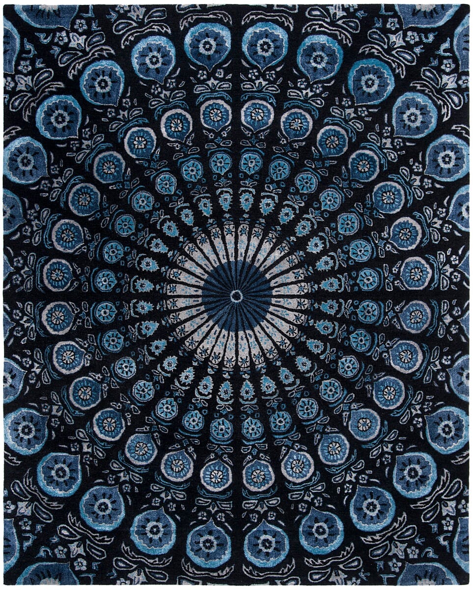 Safavieh Allure Alr418Z Black / Blue Bohemian Area Rug