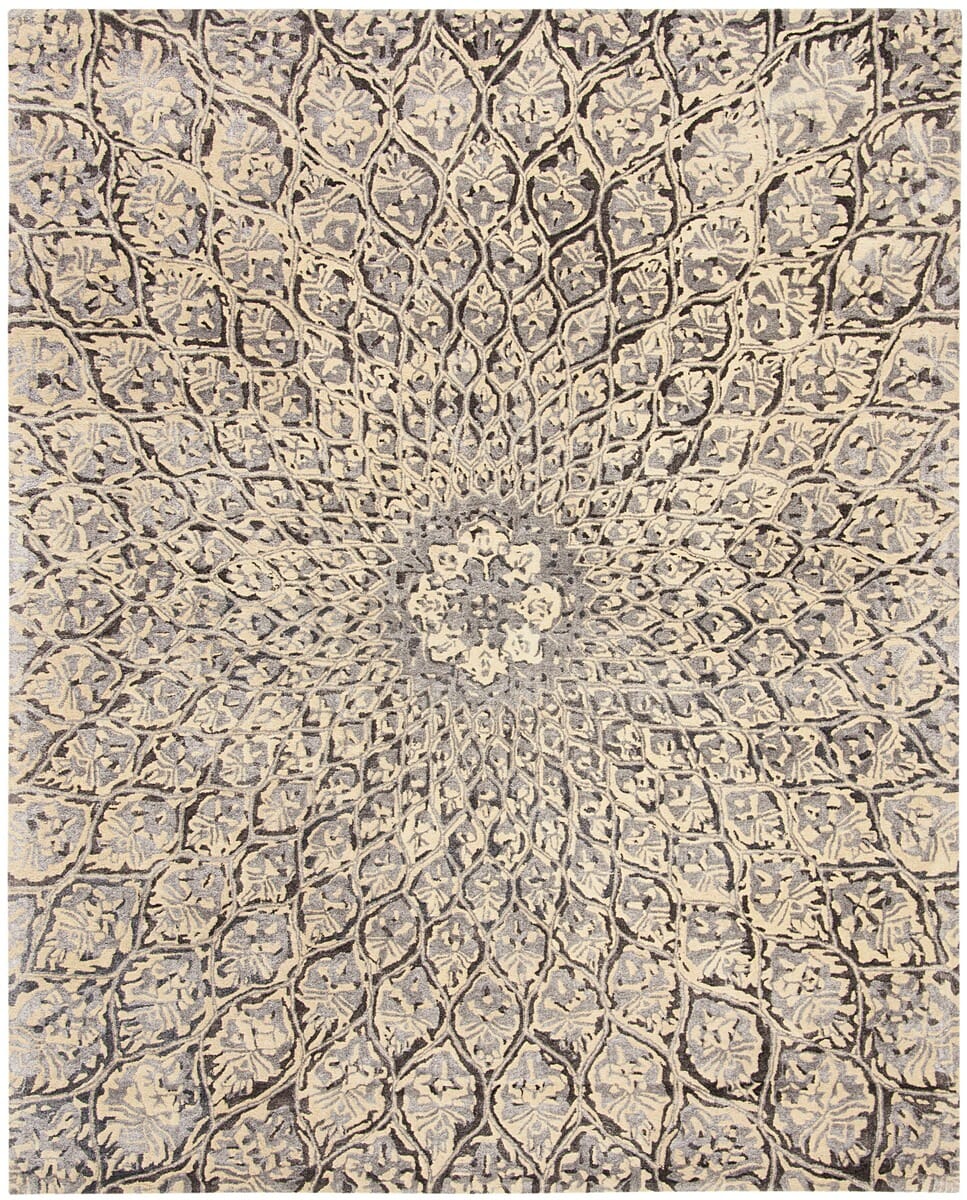 Safavieh Allure Alr419A Ivory / Charcoal Bohemian Area Rug