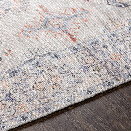 Surya Alanya Aly-2302 Burnt Orange, Dark Blue, Denim, Grass Green Rugs.