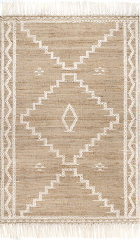 Nuloom Viola And Textured Nvi3582A Natural Area Rug
