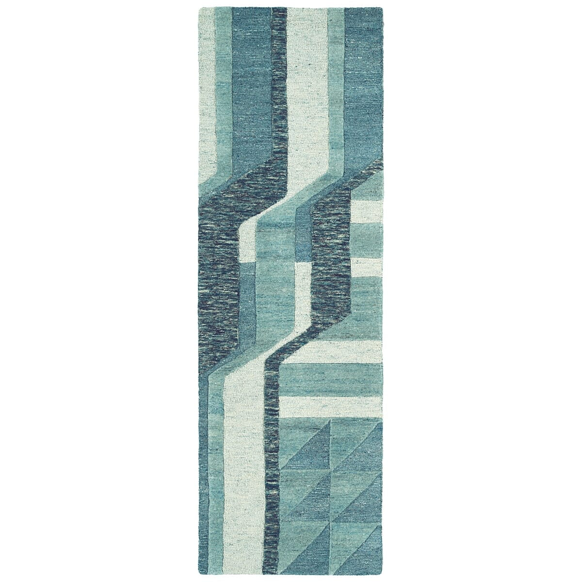 Kaleen Alzada Alz02-17 Blue Geometric Area Rug