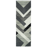 Kaleen Alzada Alz03-38 Charcoal Geometric Area Rug