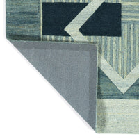 Kaleen Alzada Alz04-17 Blue Geometric Area Rug