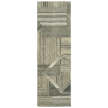 Kaleen Alzada Alz04-49 Brown Geometric Area Rug