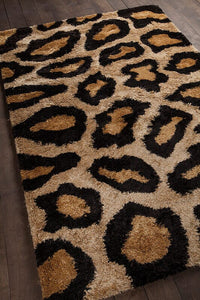 Chandra Amazon ama-5602 Brown Animal Prints /Images Area Rug