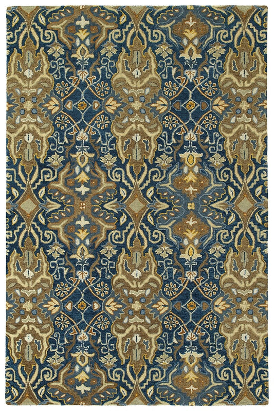 Kaleen Amaranta Ama06-22 Navy Ikat Area Rug