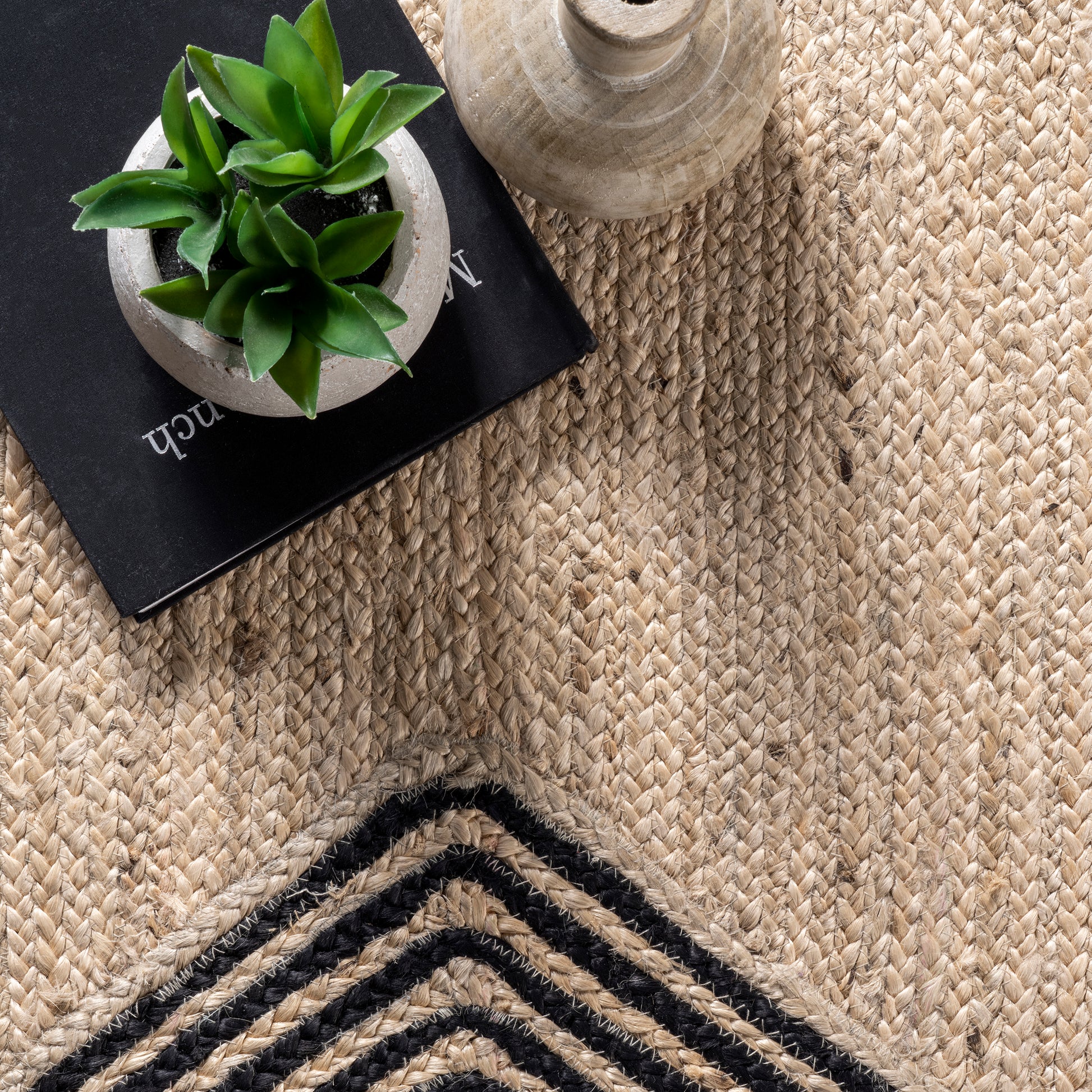 Nuloom Priscilla Chevron Npr2829A Natural Area Rug