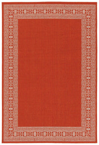 Kaleen Amalie Aml06-32 Tangerine Bordered Area Rug