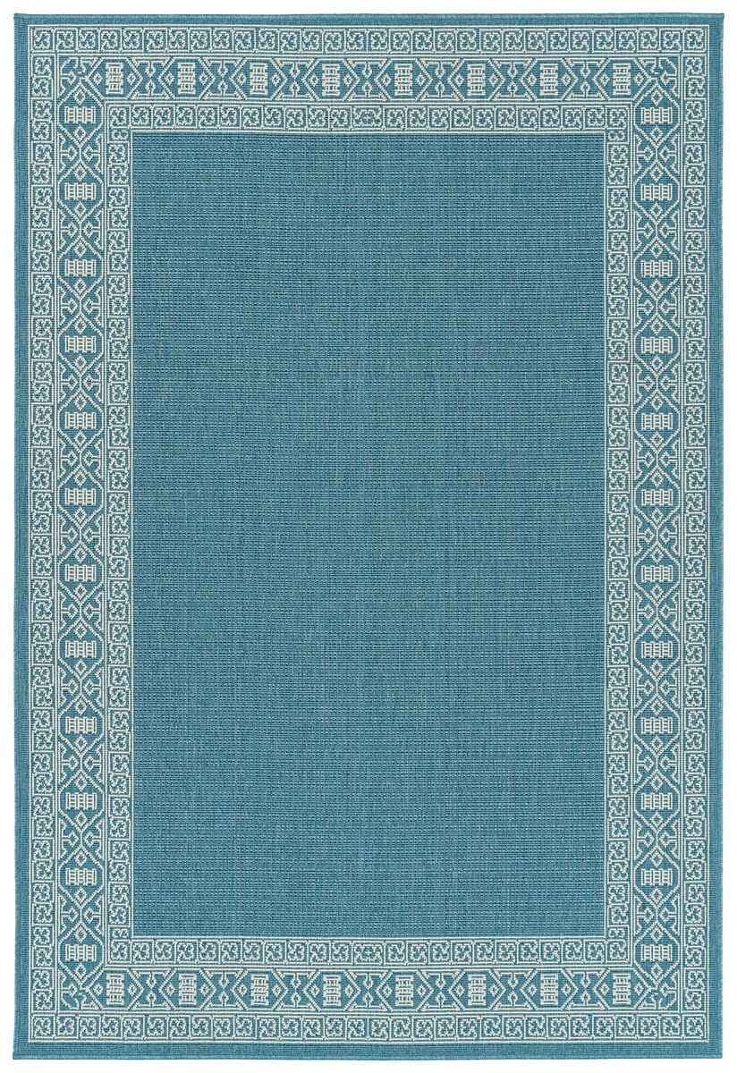 Kaleen Amalie Aml06-79 Light Blue Bordered Area Rug