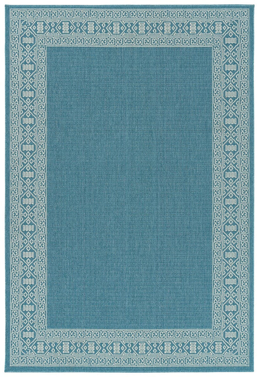 Kaleen Amalie Aml06-79 Light Blue Bordered Area Rug