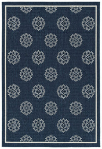 Kaleen Amalie Aml07-22 Navy Damask Area Rug