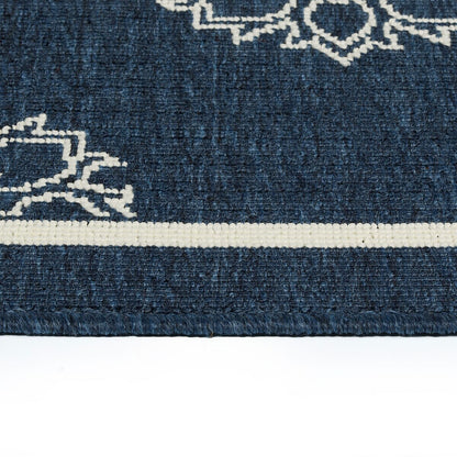 Kaleen Amalie Aml07-22 Navy Damask Area Rug