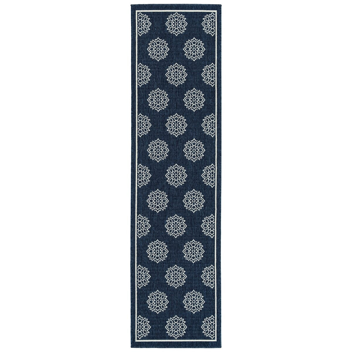 Kaleen Amalie Aml07-22 Navy Damask Area Rug