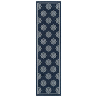 Kaleen Amalie Aml07-22 Navy Damask Area Rug