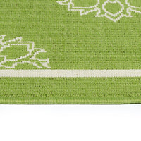 Kaleen Amalie Aml07-96 Lime Green Damask Area Rug